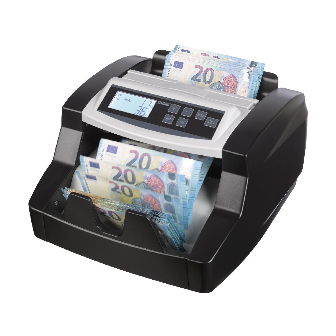 ratiotec rapidcount B-Serie - Banknotenzählmaschine mit integrierter Echtheitsprüfung